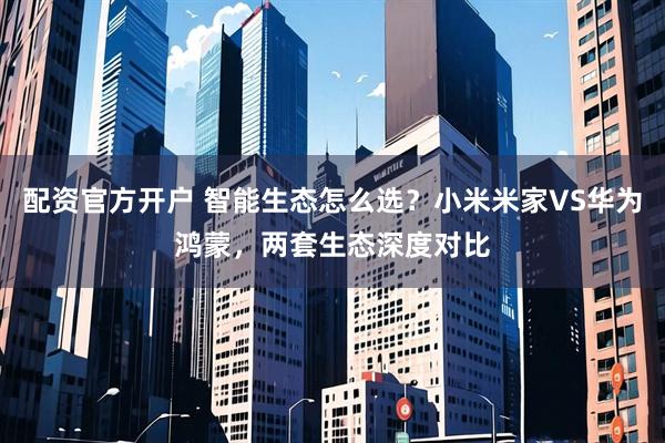 配资官方开户 智能生态怎么选？小米米家VS华为鸿蒙，两套生态深度对比